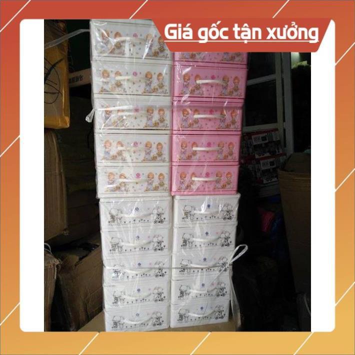 Tủ mini 5 tầng - giao màu ngẫu nhiên ( họa tiết ngẫu nhiên )