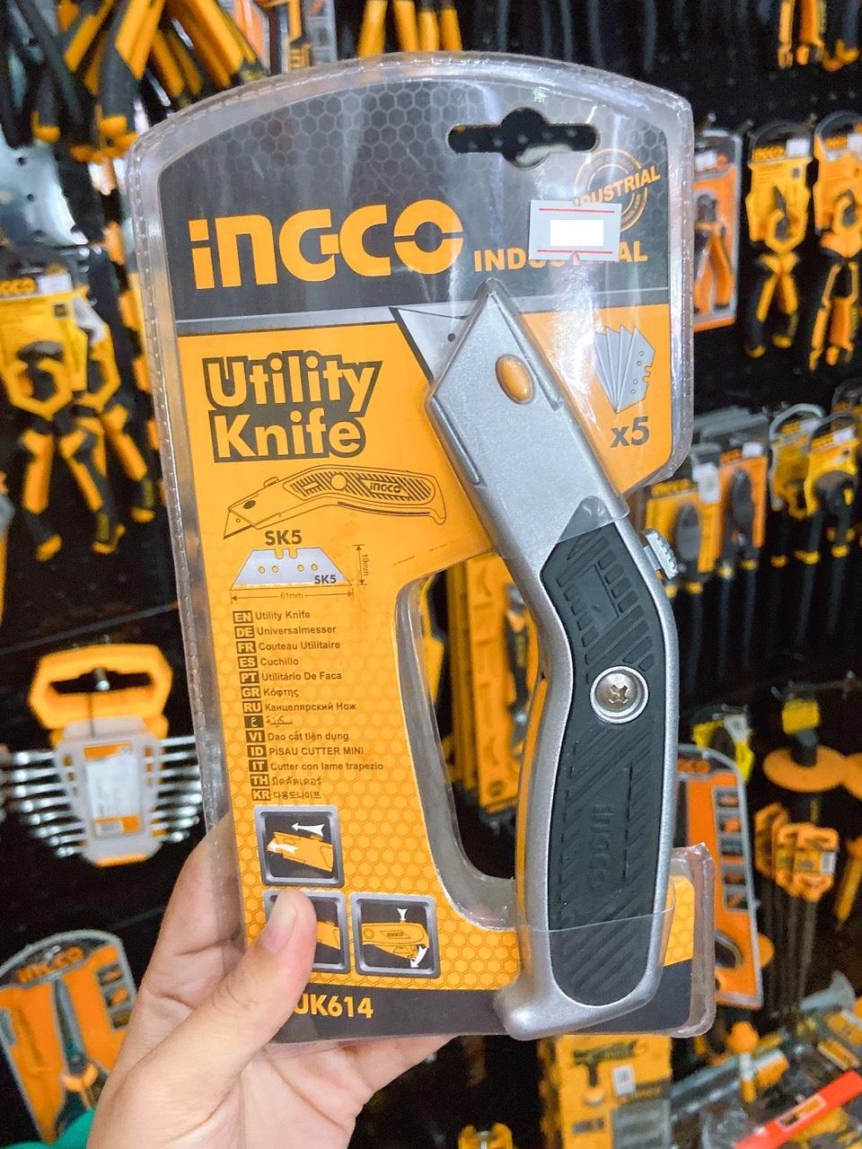 DAO CẮT TIỆN DỤNG INGCO HUK614 - HÀNG CHÍNH HÃNG
