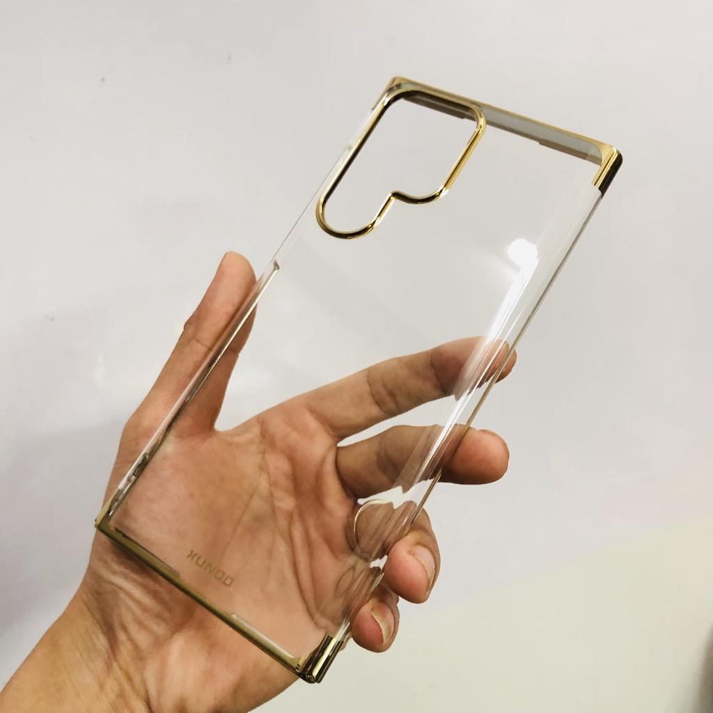 Ốp lưng dành cho SamSung Galaxy S22 Ultra chính hãng XUNDD trong suốt viền xi, không ố vàng- Hàng nhập khẩu