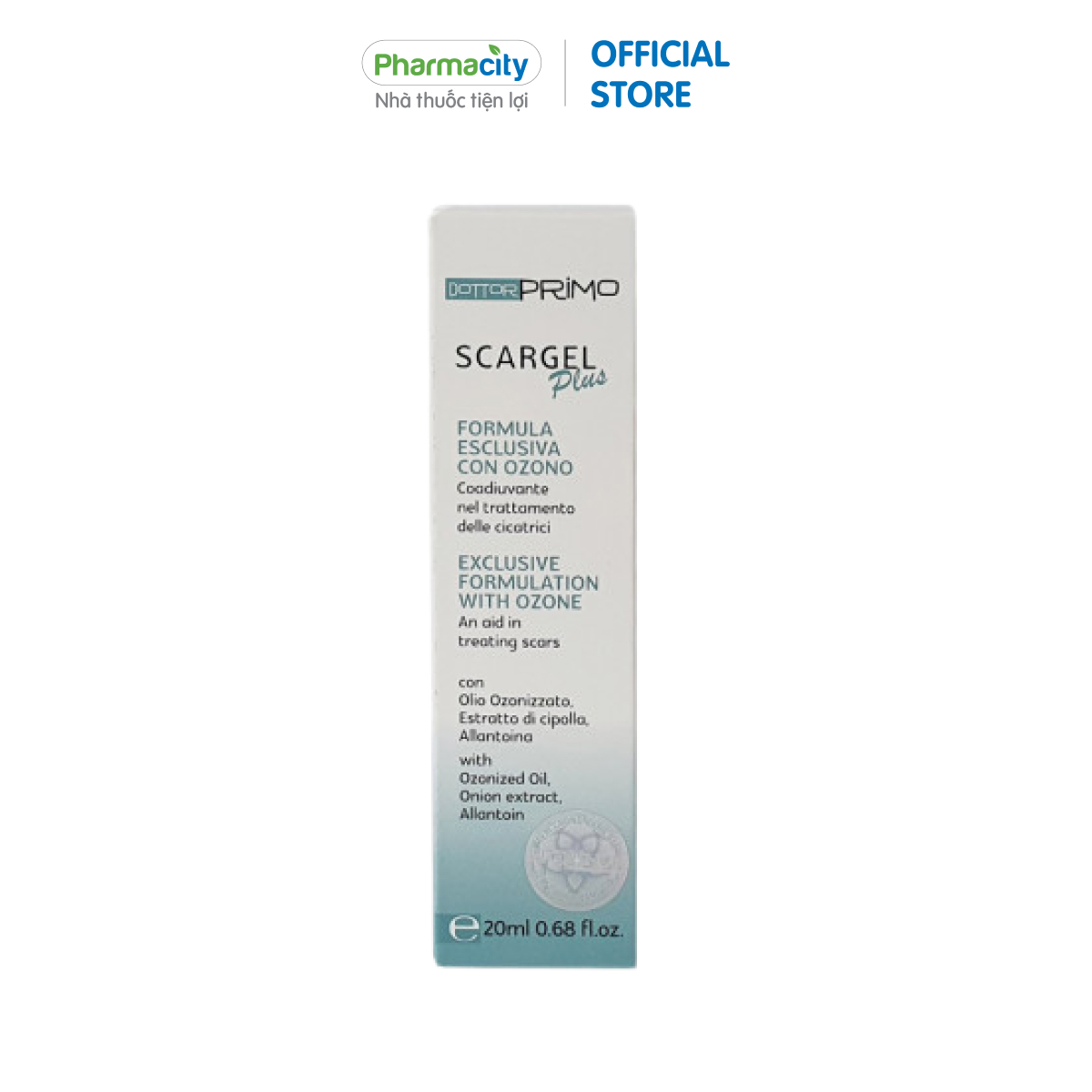 Gel dưỡng da hỗ trợ mờ sẹo Dottorprimo Scargel Plus