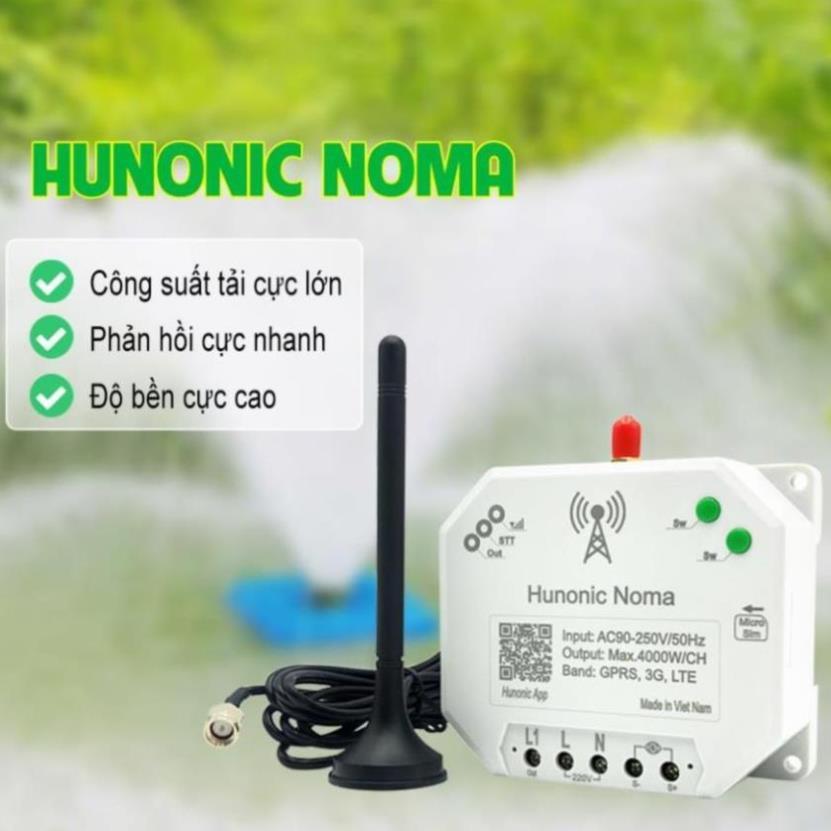 Công Tắc Noma - Điều khiển mọi thiết bị từ xa qua điện thoại dùng Sim│Điều khiển không cần Wifi