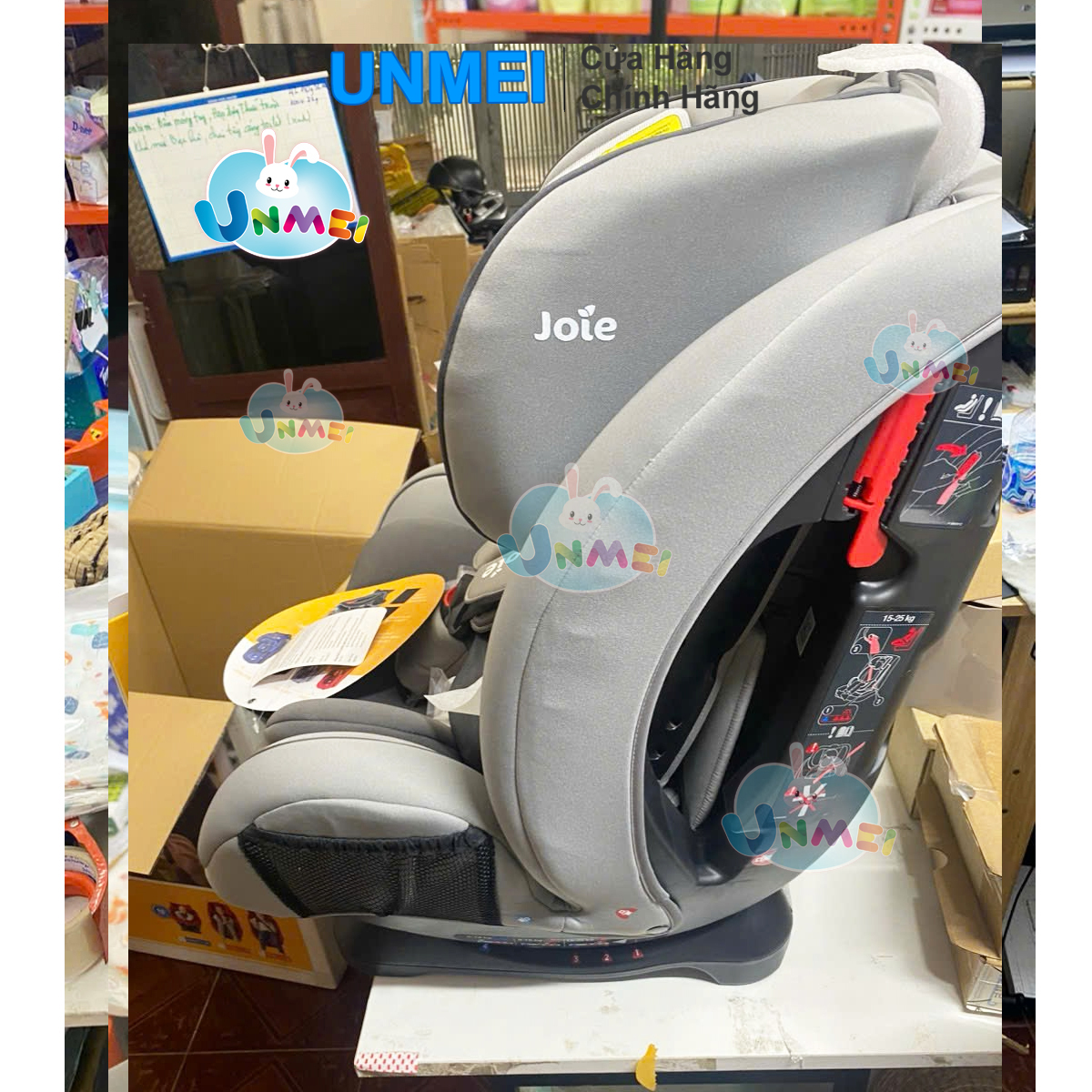 Ghế ngồi ô tô cho bé Joie Stages | Ghế ngồi ô tô trẻ em cao cấp dùng từ sơ sinh đến 25 kg an toàn, chắc chắn