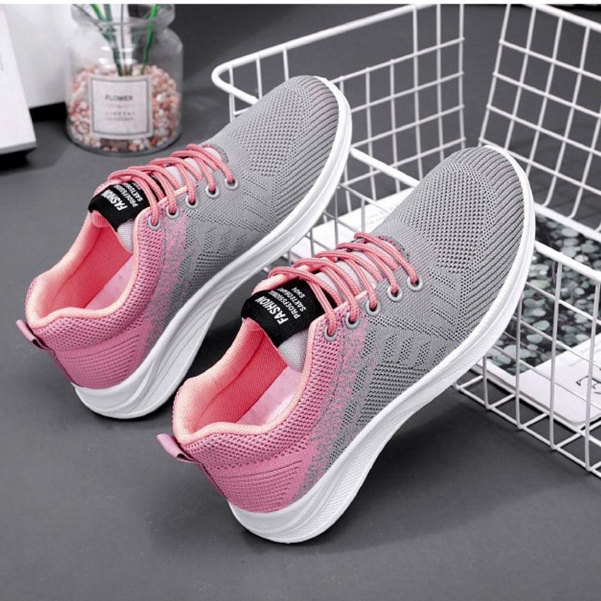 Giày Thể Thao Nữ Sneaker Kiểu Hàn Quốc Mẫu Mới 2022 Êm Chân Thoáng Khí Cổ Vừa Trẻ Trung Năng Động SUNO STORE GTTN11