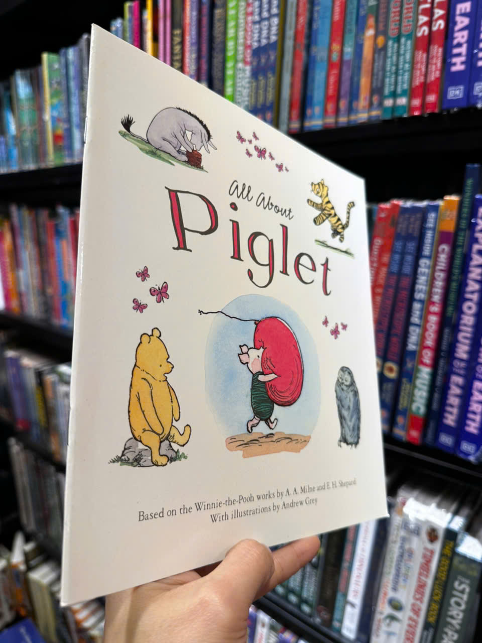 Sách - All About Piglet by A.A.Milne - Sách ngoại văn, sách thiếu nhi tiếng Anh, bìa mềm, nhập khẩu UK