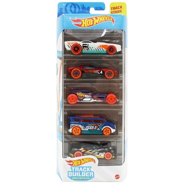 Bộ 5 Siêu Xe Hot Wheels 1806H - TRACK BUILDER UNLIMITED