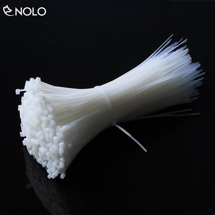 COMBO 1KG SỢI DÂY RÚT NHỰA MÀU TRẮNG3X100MM