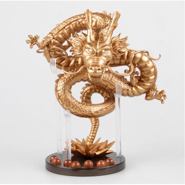 Mô hình 7 viên ngọc rồng Dragon ball rồng thiên trái đất Shenron màu đậm sắc nét rất đẹp 15cm