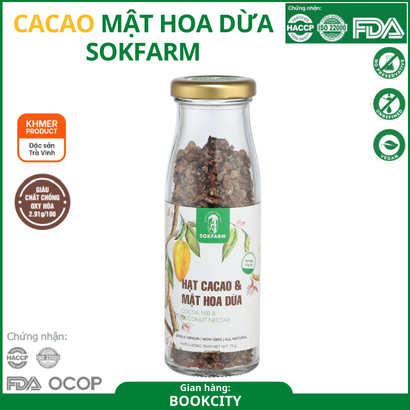 Cacao mật hoa dừa 75gr