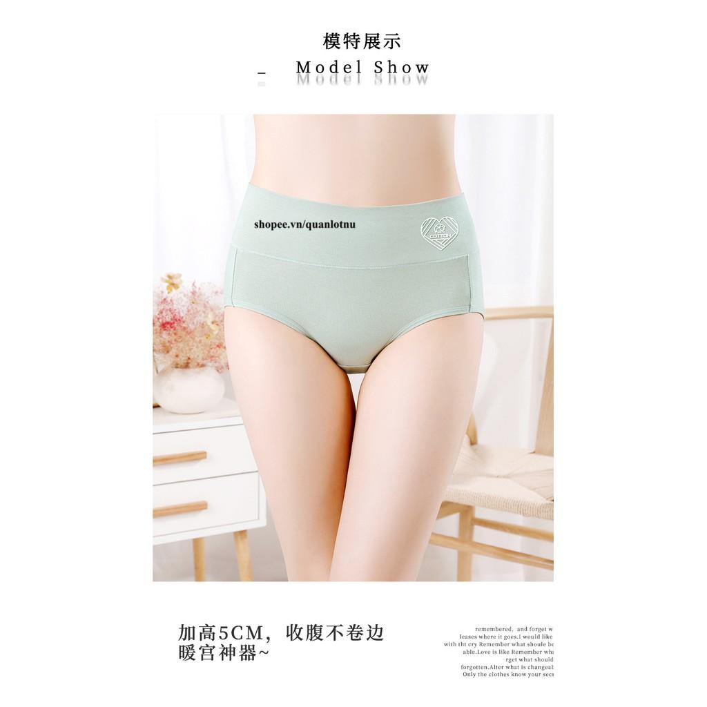 Quần Lót Cotton Gen Bụng Bóp Eo Màng Kháng Khuẩn Cao Cấp CC02