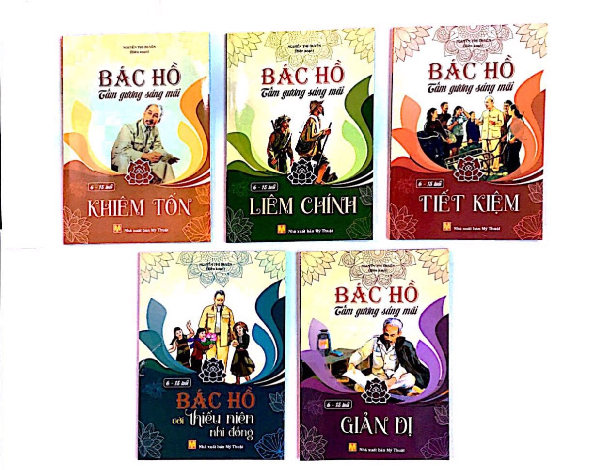 Sách - Combo 5 cuốn Bác Hồ tấm gương sáng mãi - ndbooks