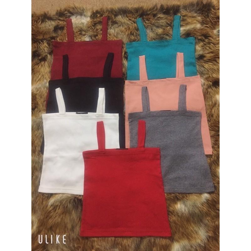 Áo thun 2 dây crop top(size 30-50kg