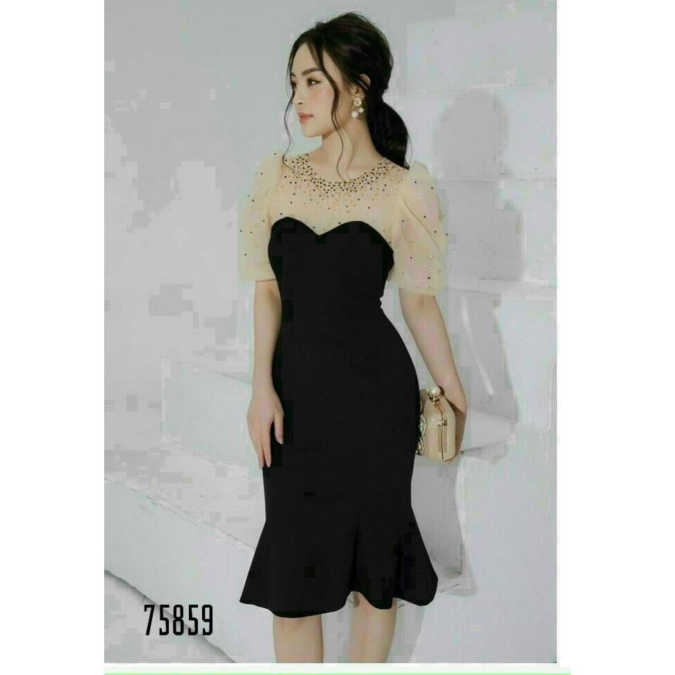 ĐẦM UMI ĐÍNH NGỌC MÀU SẮC XINH XẮN NHƯNG KHÔNG KÉM PHẦN SÁNG TRỌNG THỜI TRANG KING STORE