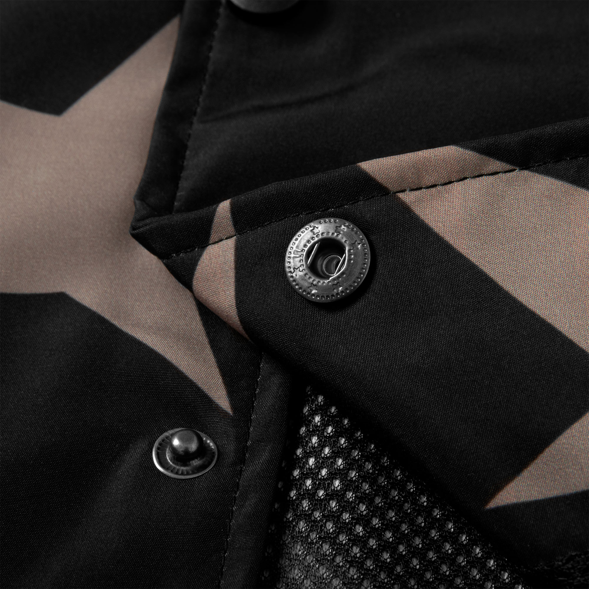 Áo Khoác Dico Star Pattern Coach Jacket - Black