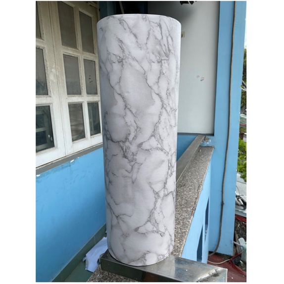 COMBO CUỘN 3 mét decal dán nền dán sàn ĐÁ HOA CƯƠNG VÂN HS2302 KHỔ 60CM KEO SẴN