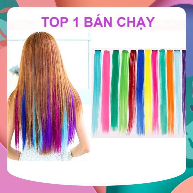 TÓC KẸP MÀU/ TÓC GIẢ GẢY LINE/ TÓC HIGHTLIGHT SIÊU ĐẸP