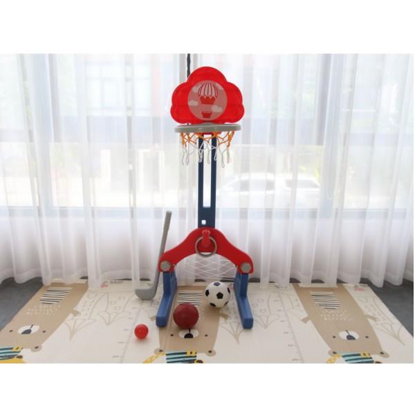 Vận động Cao Lớn Khoẻ Mạnh Cùng Bé và gia đình 3in1 Basketball Soccer Throw Game
