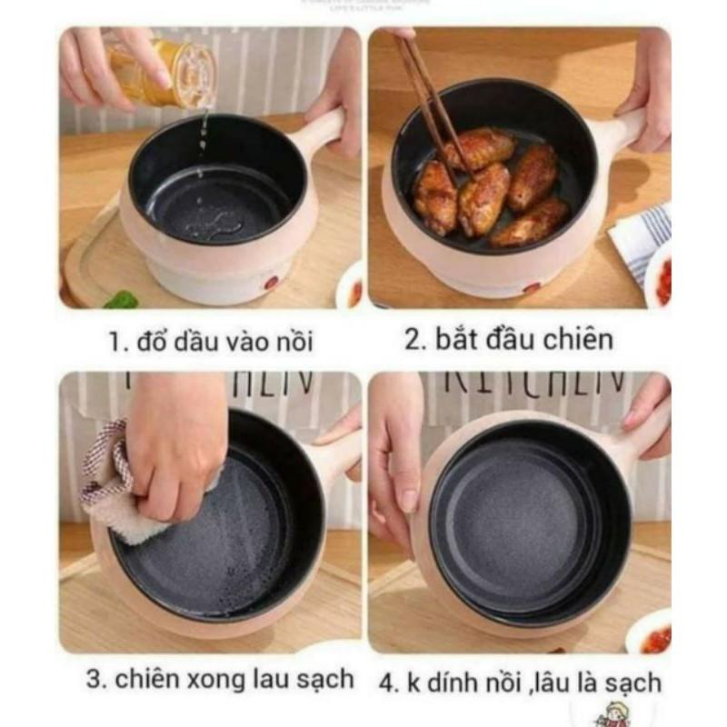 Ca nấu mì kiêm nồi lẩu mini tiện dụng