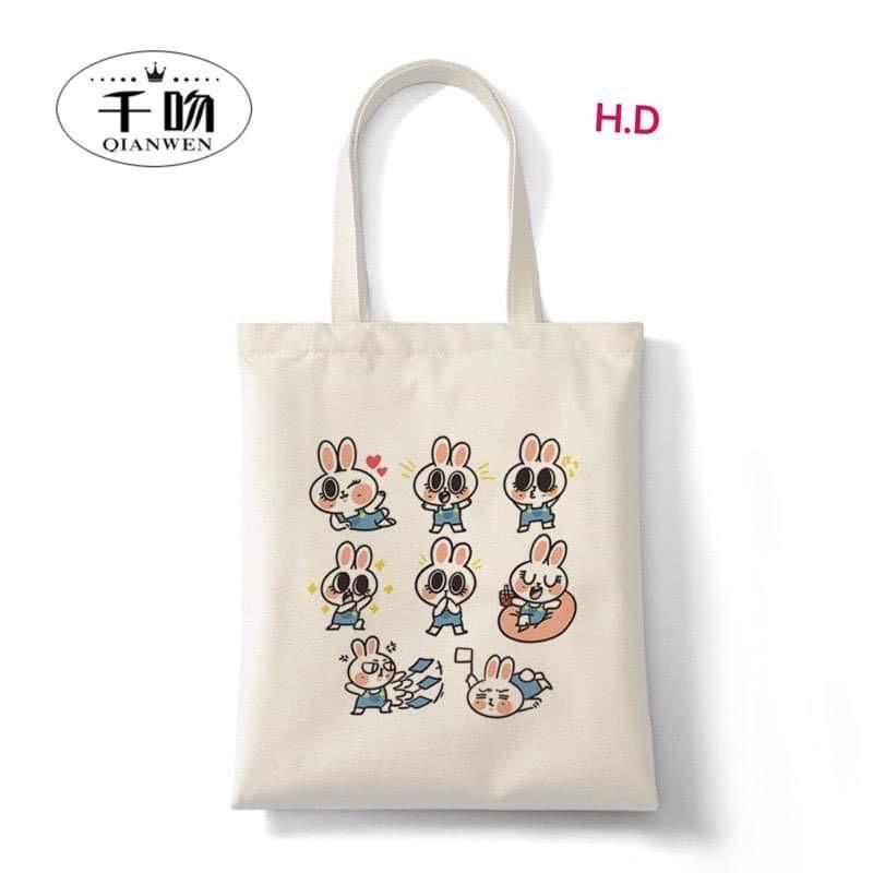 Túi tote 8 thỏ HD15