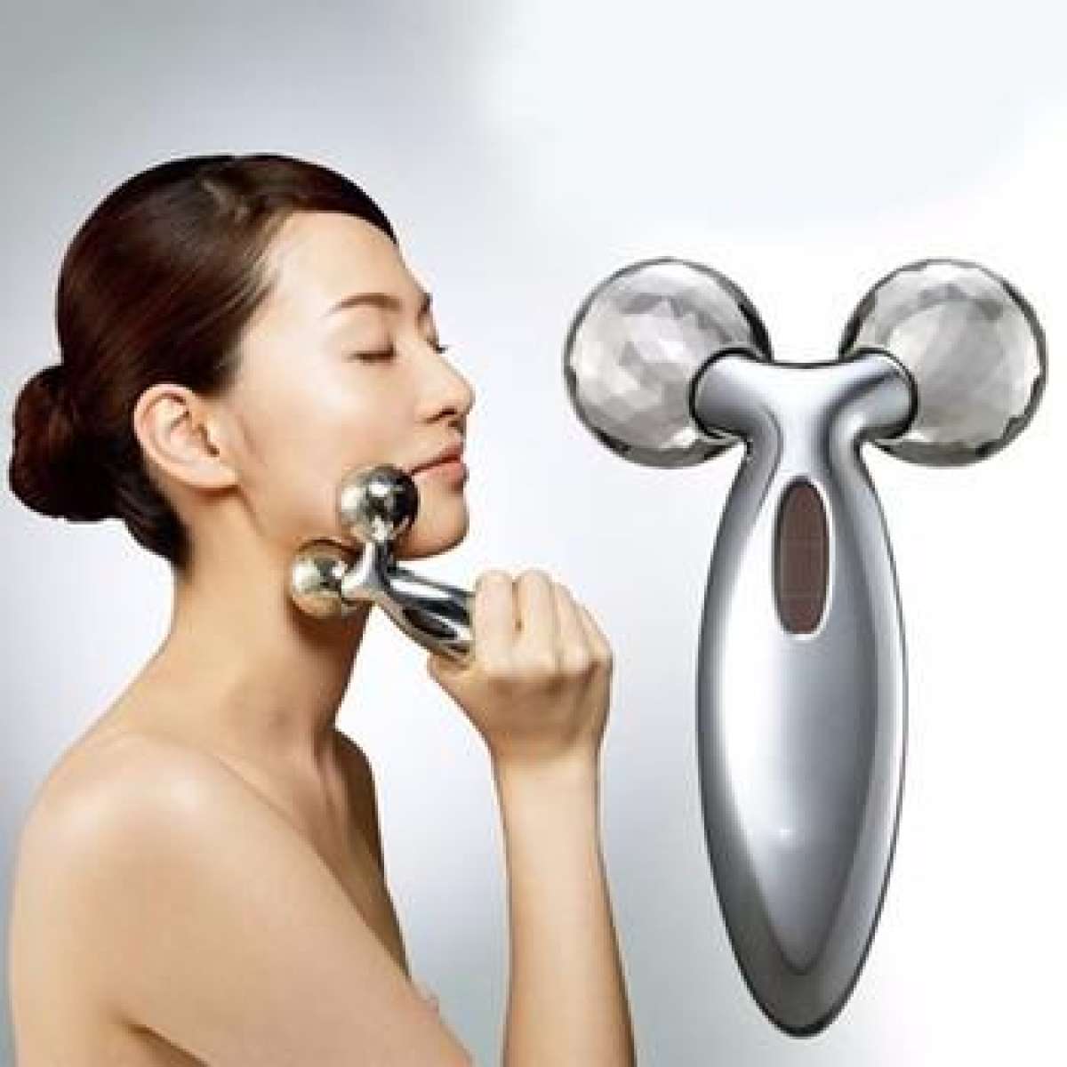 Cây massage làm đẹp da mặt lăn mặt 3D