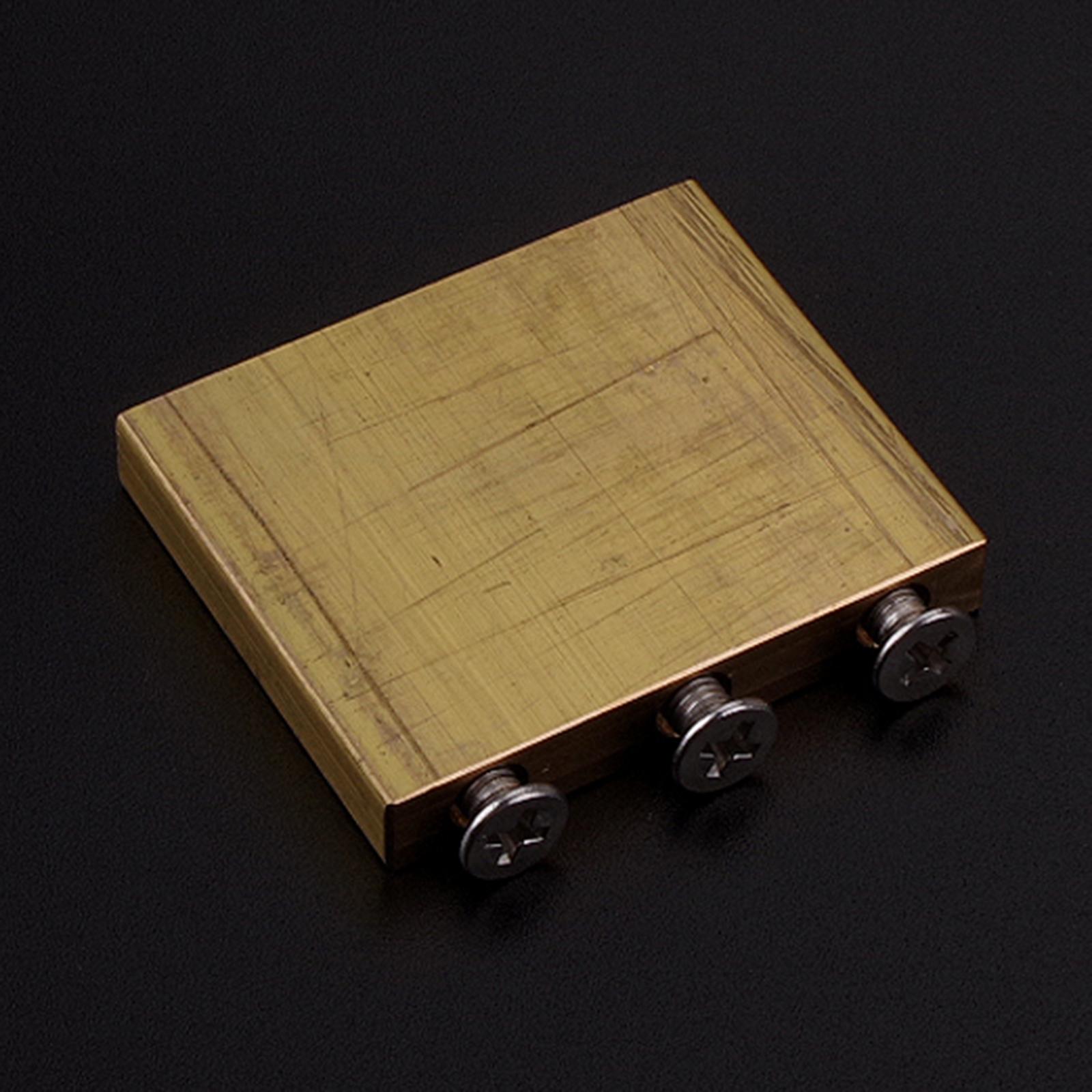 Hand-made Electric Guitar Tremolo System Bridge Brass Block