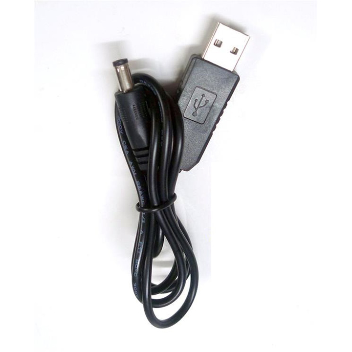 Cáp chuyển đổi điện áp từ cổng USB 5V sang 9V hoặc 12V (chân cắm 5.5mm)