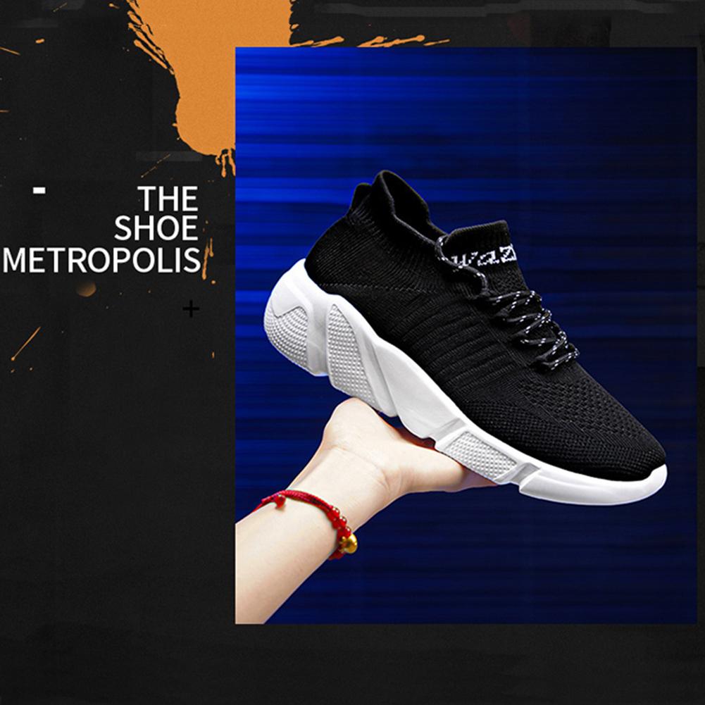 Giày chạy bộ chạy mùa hè nhẹ đi giày thể thao ngoài trời thông thường Color: Black Shoe Size: 42