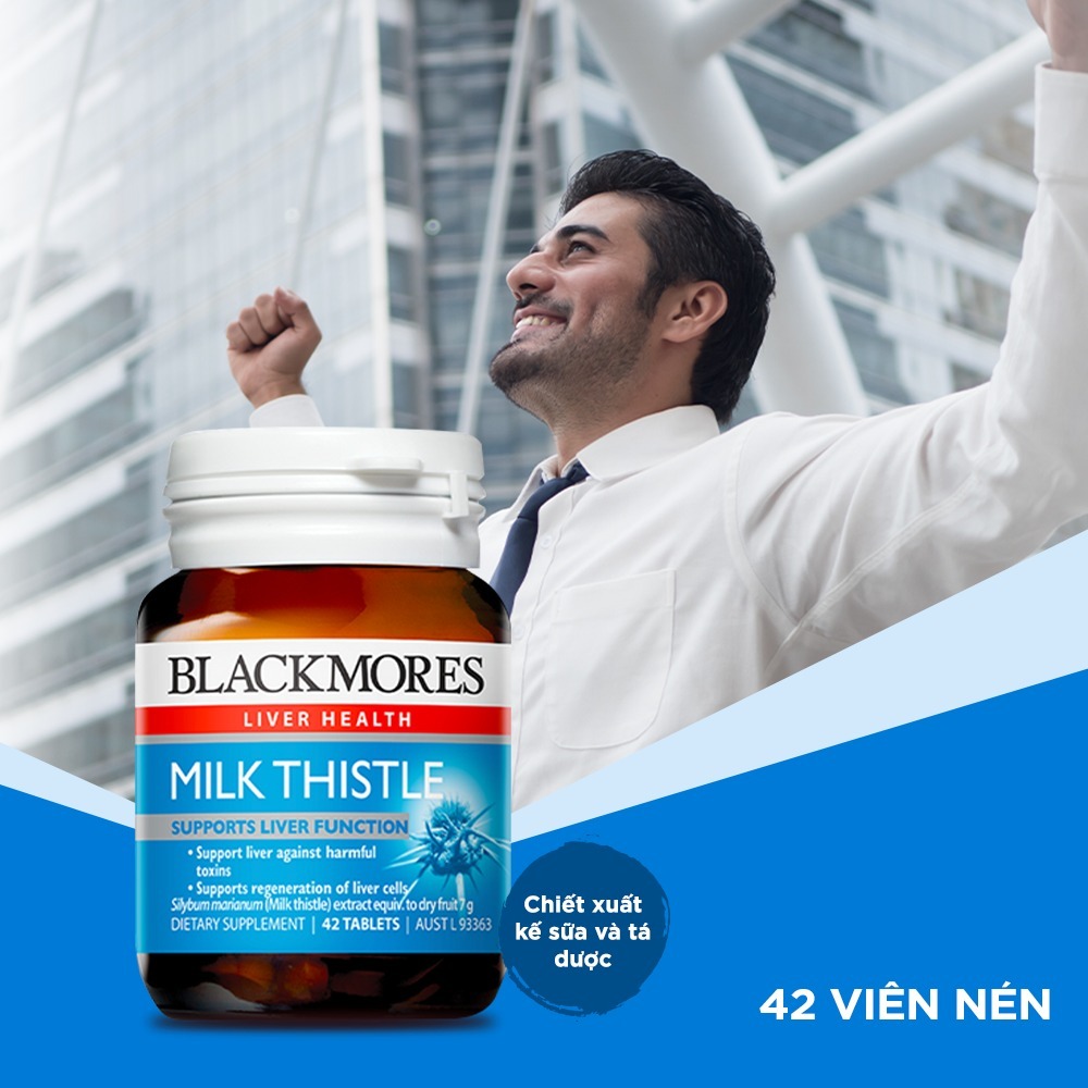 Thực Phẩm Bảo Vệ Sức Khỏe Trợ Bảo Vệ Và Phục Hồi Tế Bào Gan Blackmores Milk Thistle