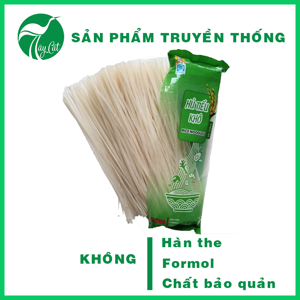 Hủ tiếu khô sợi thẳng HOÀ HƯNG Sa Đéc 300g - sản phẩm truyền thống làng nghề Sa Đéc