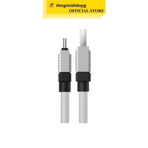 Cáp Type C 1m Baseus CoolPlay CB000046 Trắng - Hàng Chính Hãng