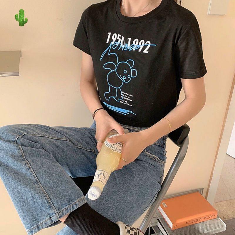 Áo thun croptop ôm body 1950-1992