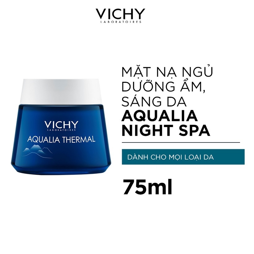 Mặt Nạ Ngủ Cung Cấp Nước Tức Thì Aqualia Masque Nuit Vichy 100888918 (75ml)