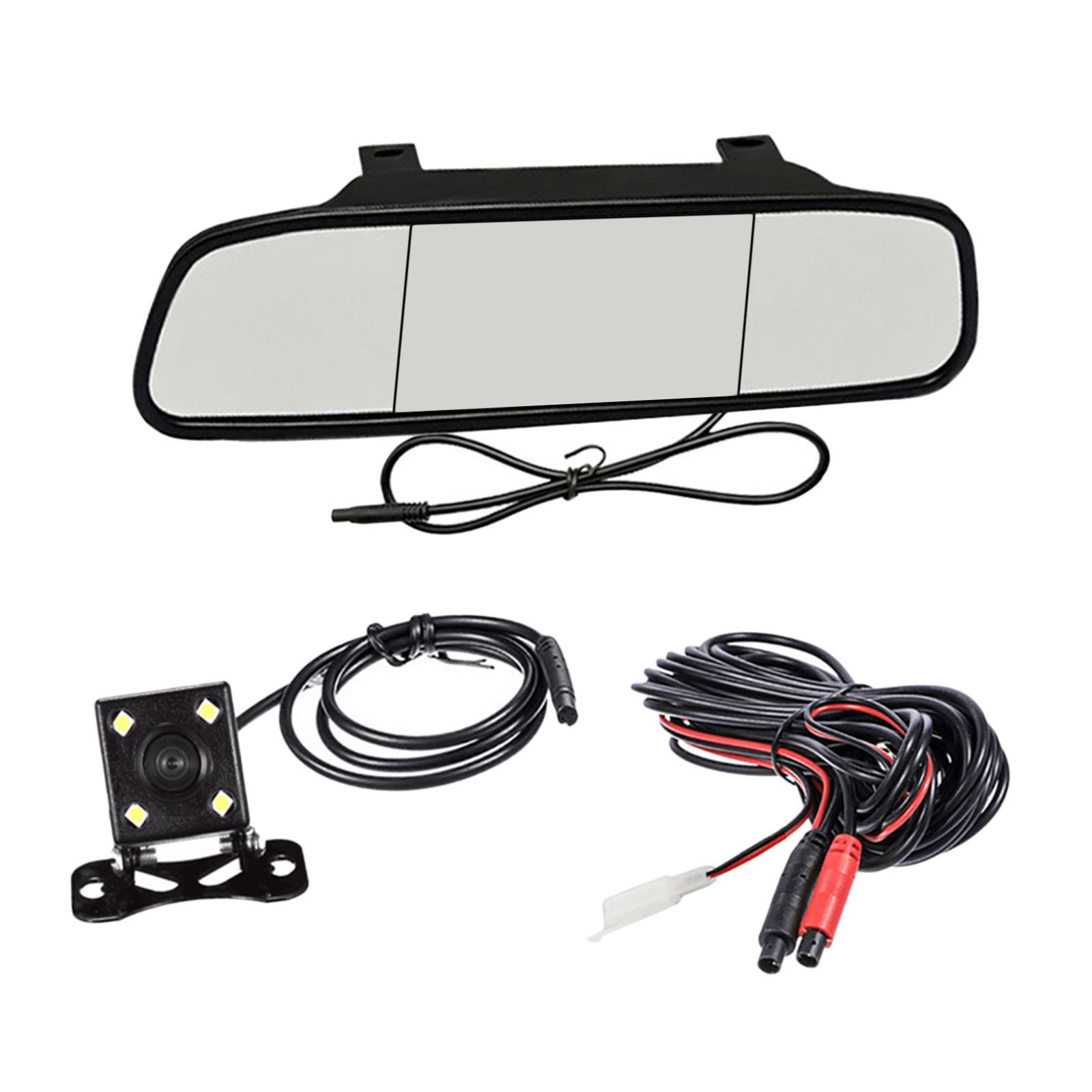 5 inch Rearview Mirror Monitor with Reversing camera cam Car HD Video