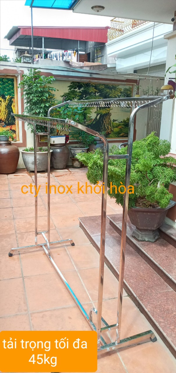 giàn phơi inox lắp ghép hàng dày ( BẢO HÀNH 6 THÁNG SỬ DỤNG CỦA NHÀ SX )