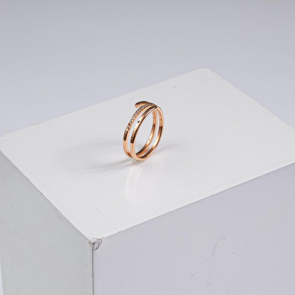 Nhẫn CDE Triple Spiral Ring Rose Gold CDE1412