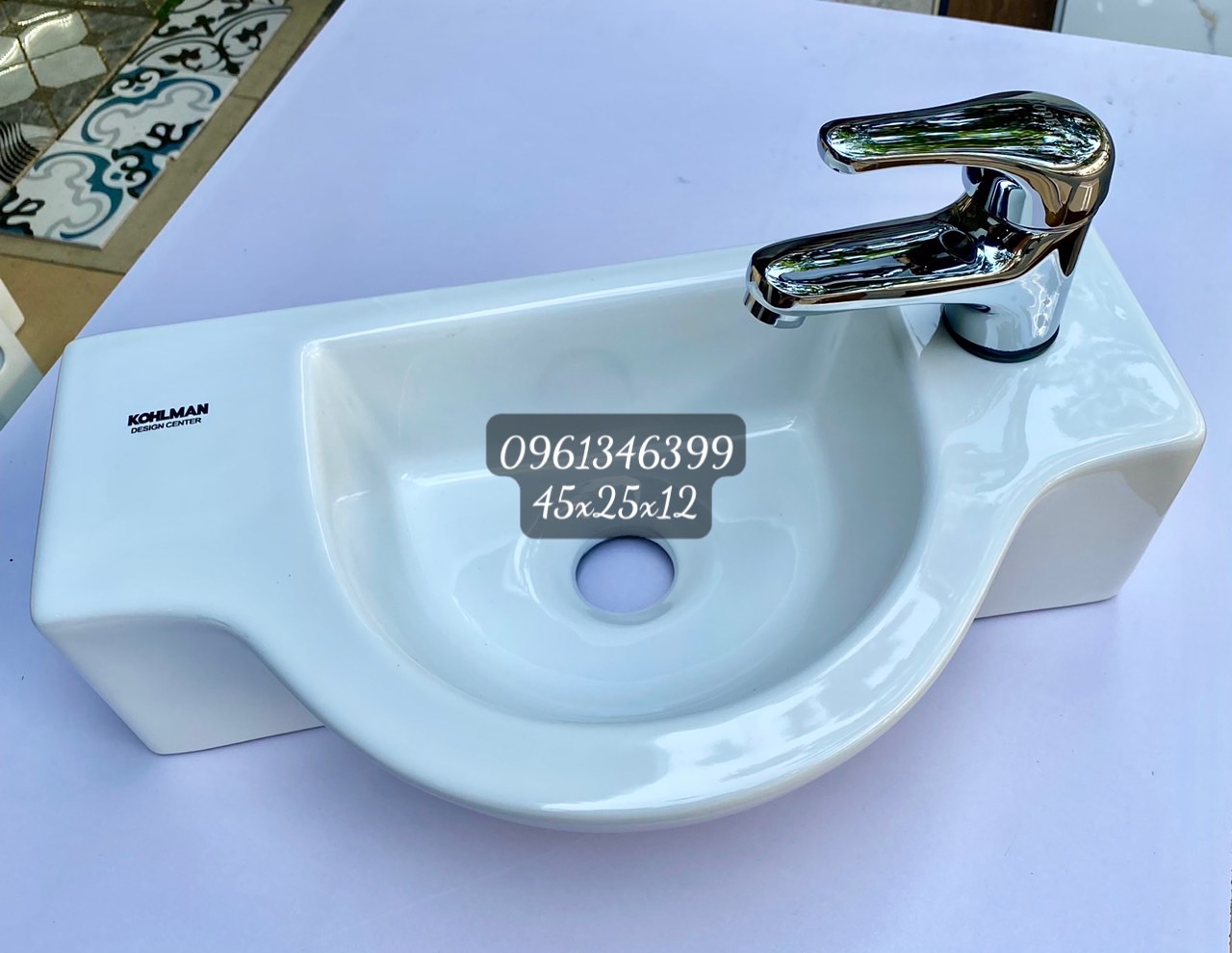 Vòi rửa mặt lavabo nóng lạnh 1 lỗ,  hàng đồng Joden