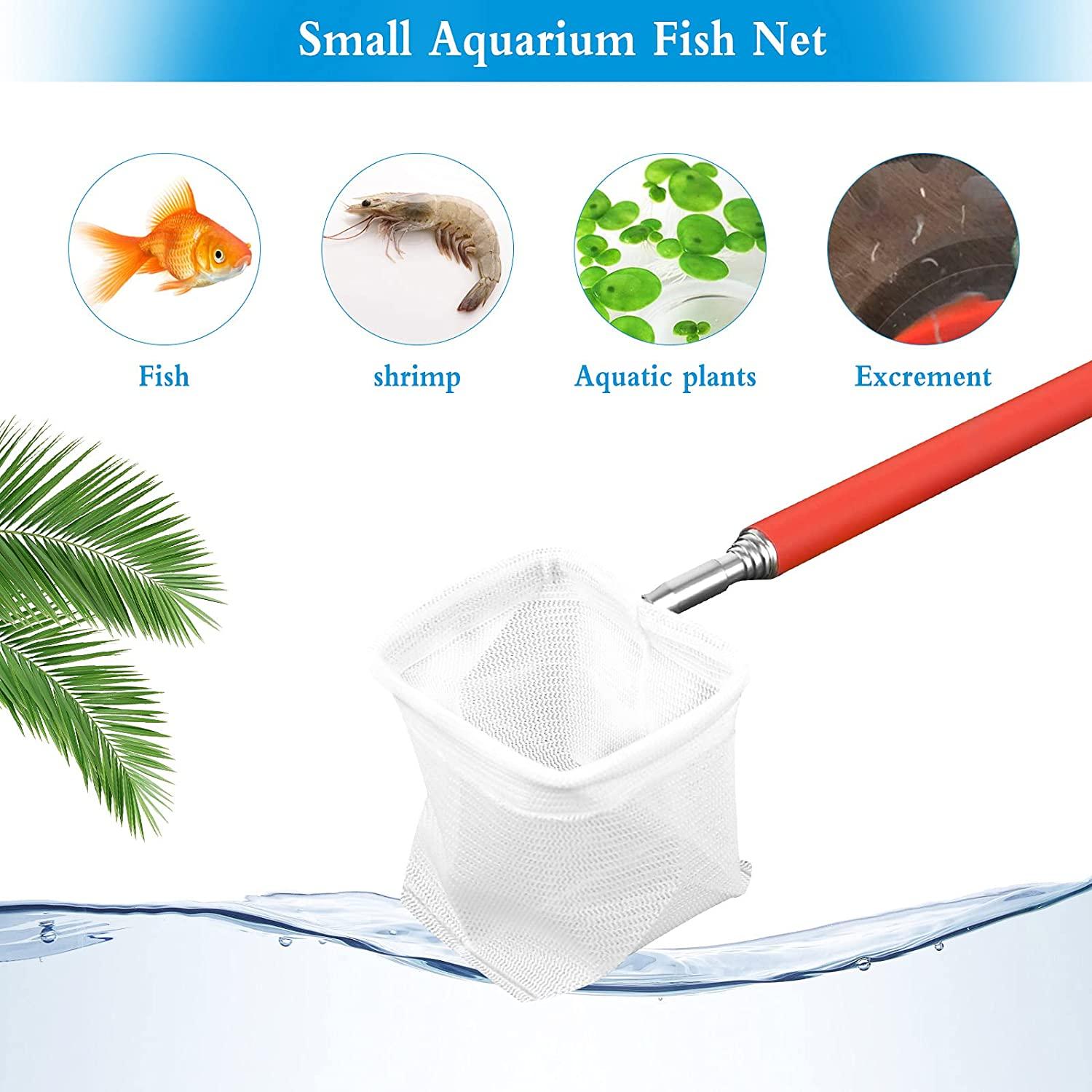 Mạng lưới hạ cánh hồ cá, 2 máy bay đánh cá cho hồ cá sử dụng thiết kế tiến hóa, phân tán câu cá cho bể cá sử dụng vật liệu mềm sẽ không gây hại cho cá