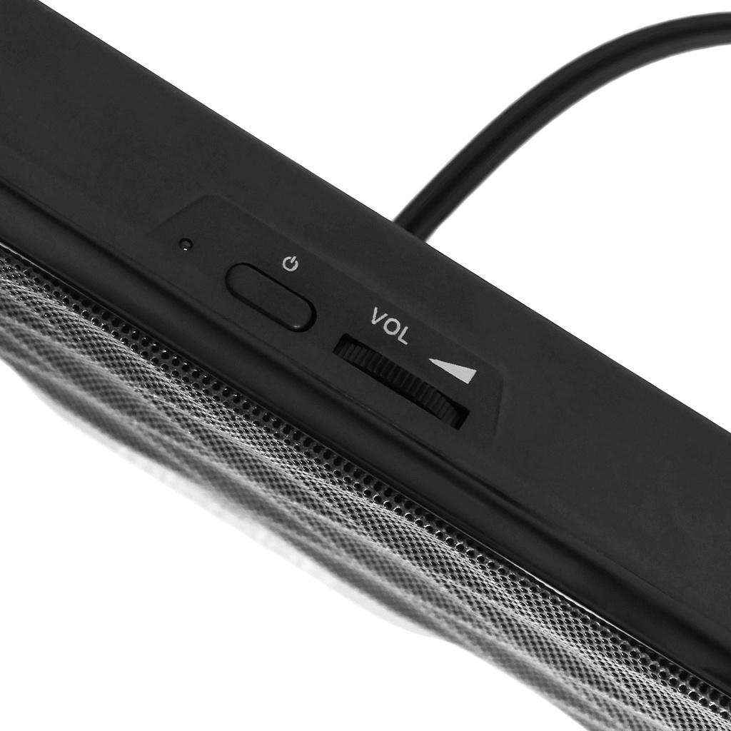 Loa vi tính Microlab B51, Soundbar 2.0 4W, nguồn USB , Jack 3.5 - Hàng Chính Hãng