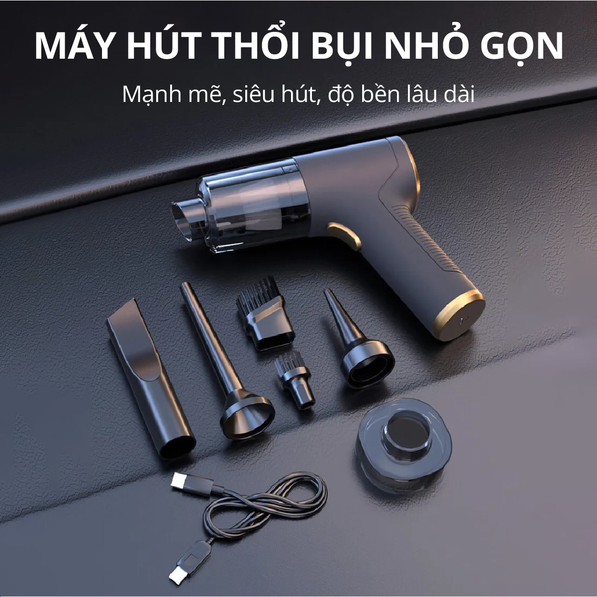 Máy Hút Thổi Bụi Không Dây MK367 kèm phụ kiện hút bụi - Hàng chính hãng