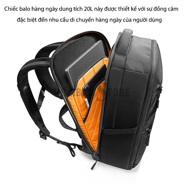 Balo Tomtoc H73 X-PAC Techpack Cho Macbook 16-inch chống thấm tốt - Hàng chính hãng