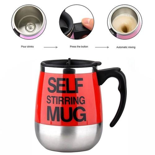 Cốc Pha Cà Phê Tự Khuấy 450Ml Thiết Kế Tinh Tế, Thông Minh Và Tiện Dụng Shop Giao Mầu Ngẫu Nhiên - Hàng Chất Lượng