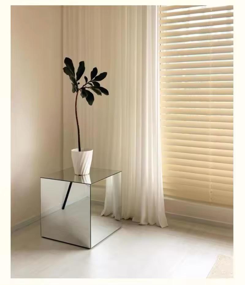 Hộp mica gương nhiều kích thước, Bàn mica, dày 3mm, thiết kế theo yêu cầu - Xanh dương