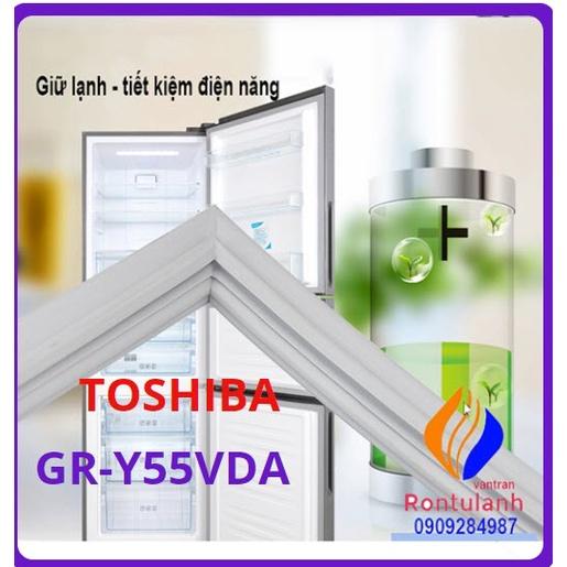 Ron cửa tủ lạnh  dành cho tủ lạnh Toshib.a GR-QG66VDAZ kiểu gài