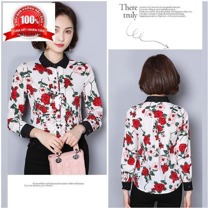 Áo Sơ Mi Nữ Áo Sơ Mi Cao Cấp Tay Dài
