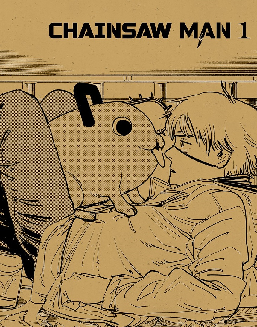 Chainsaw man tập 1 (kèm lót ly + bìa áo)