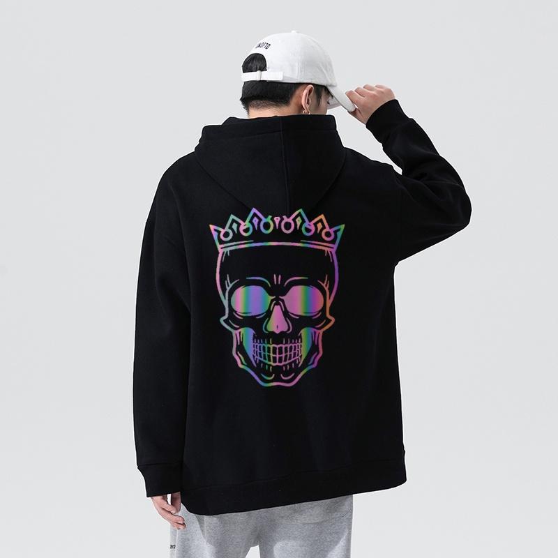 Áo hoodie Nam Nữ Vải Nỉ Ngoại Dầy Dặn Phản Quang 7 màu King Anam Store