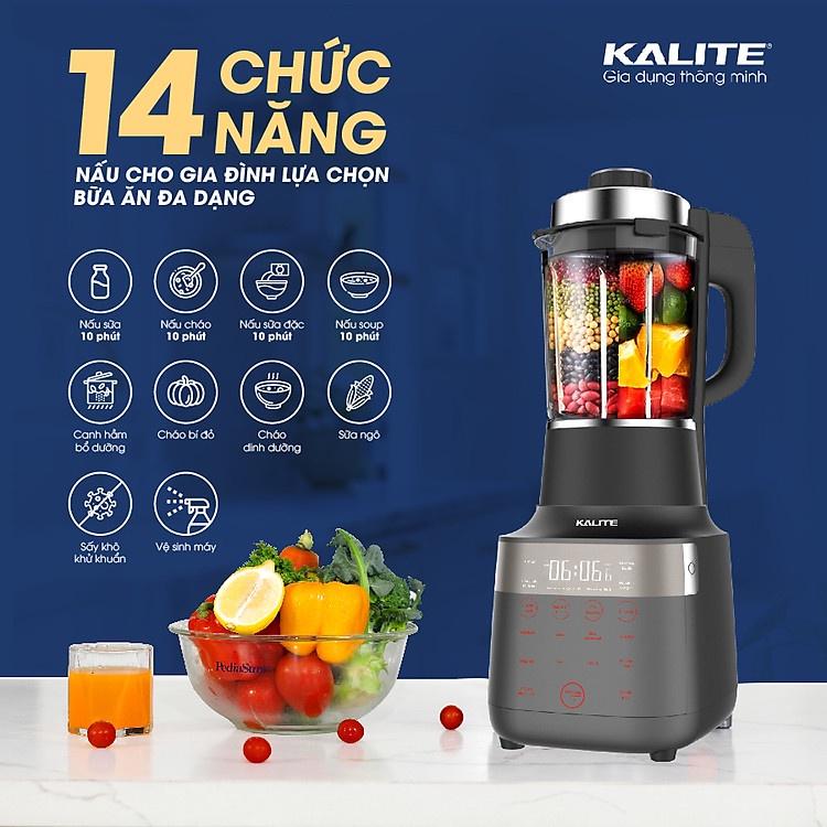 Máy Làm Sữa Hạt Kalite KL950, 2700W-1.75Lit, Sấy Khô Khử Khuẩn, Chống Tràn Thông Minh, Hàng Chính Hãng