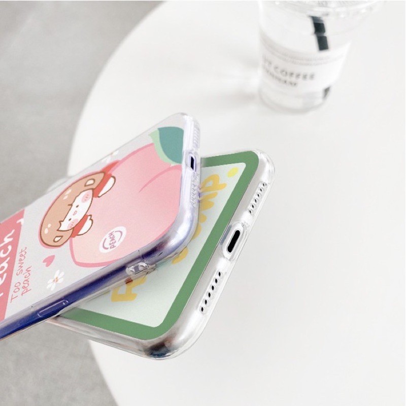 Ốp Lưng iPhone Viền Trong Bơ Đào Dành Cho iPhone 6 / 6 Plus / 7 / 7 Plus / 8 / 8 Plus / X / Xs / Xs Max / 11 / 11 Pro / 11 Pro Max / 12 / 12 Pro / 12 Pro Max