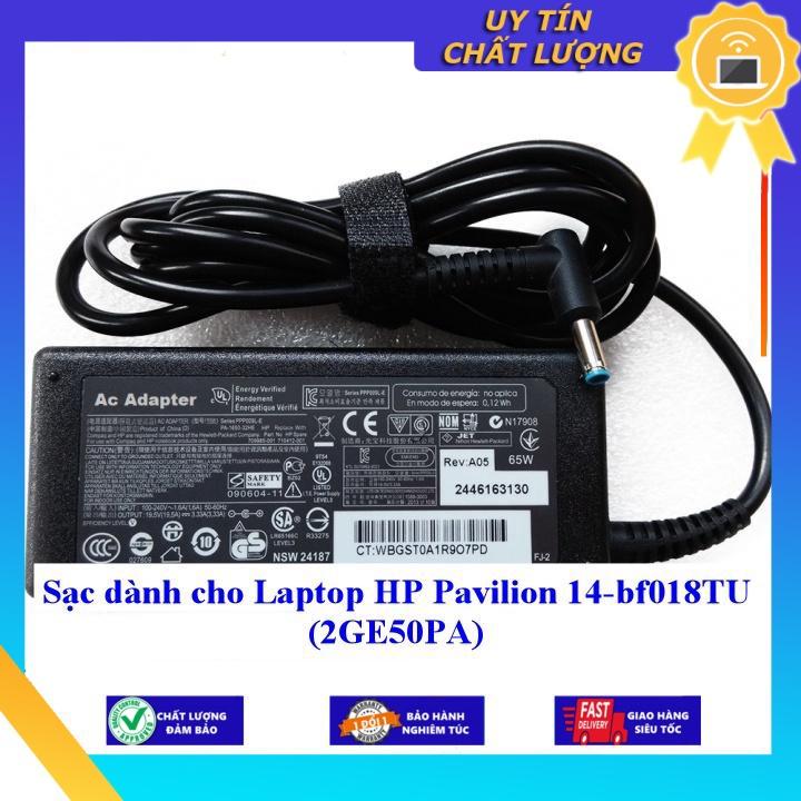 Sạc dùng cho Laptop HP Pavilion 14-bf018TU (2GE50PA) - Hàng Nhập Khẩu New Seal