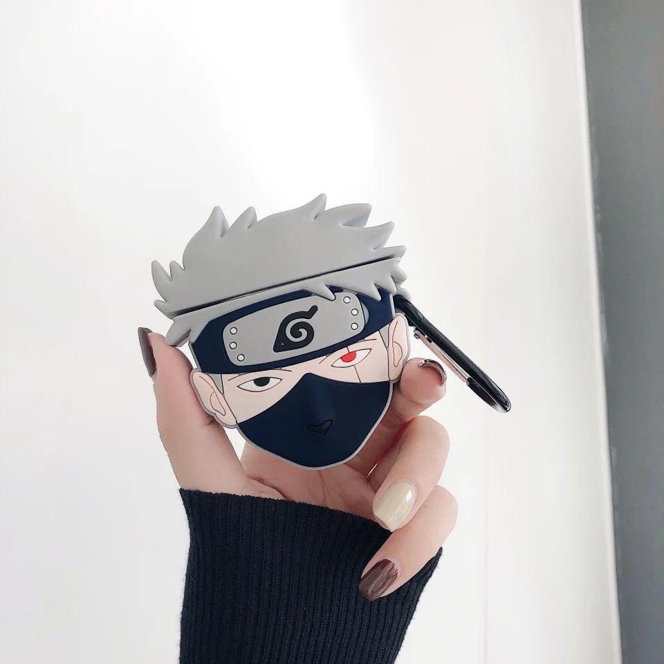 Case Bao Silicon Dành Cho Airpod 1/2, Airpod Pro - Naruto Hatake Kakashi