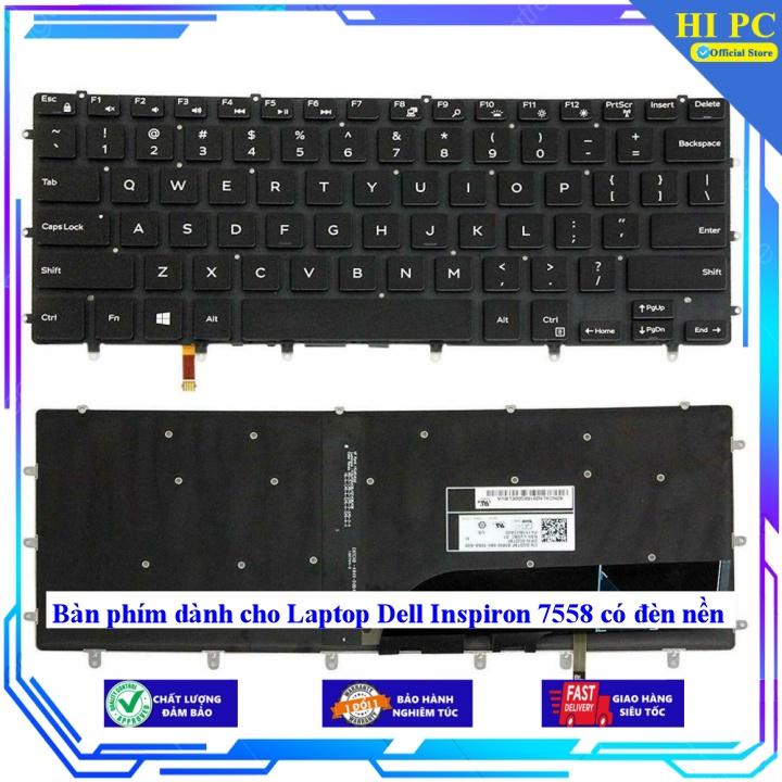 Bàn phím dành cho Laptop Dell Inspiron 7558 có đèn nền - Hàng Nhập Khẩu mới 100%